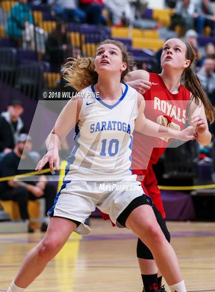 Thumbnail 3 in Saratoga Springs vs. Holy Redeemer (Amsterdam Holiday College Showcase) photogallery.