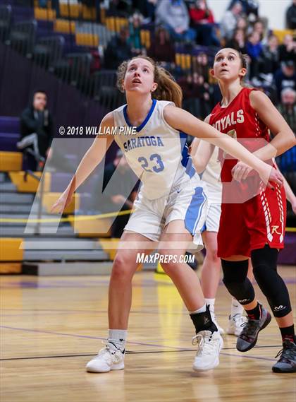 Thumbnail 1 in Saratoga Springs vs. Holy Redeemer (Amsterdam Holiday College Showcase) photogallery.