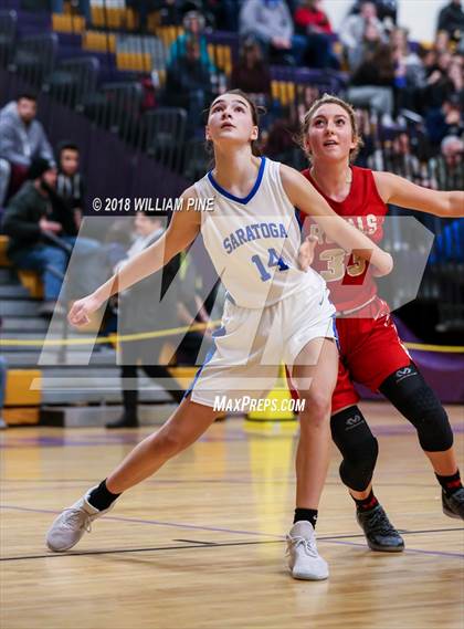 Thumbnail 3 in Saratoga Springs vs. Holy Redeemer (Amsterdam Holiday College Showcase) photogallery.