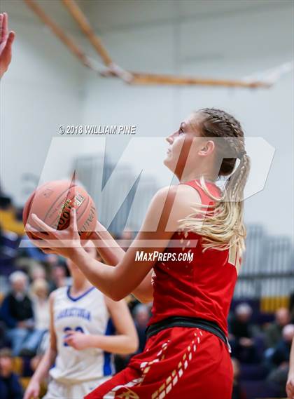 Thumbnail 2 in Saratoga Springs vs. Holy Redeemer (Amsterdam Holiday College Showcase) photogallery.