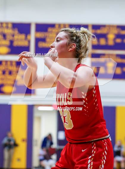 Thumbnail 3 in Saratoga Springs vs. Holy Redeemer (Amsterdam Holiday College Showcase) photogallery.