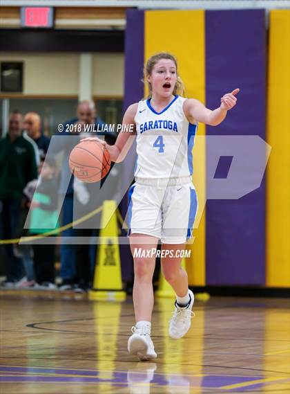Thumbnail 2 in Saratoga Springs vs. Holy Redeemer (Amsterdam Holiday College Showcase) photogallery.