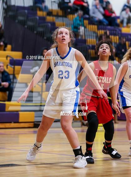 Thumbnail 1 in Saratoga Springs vs. Holy Redeemer (Amsterdam Holiday College Showcase) photogallery.