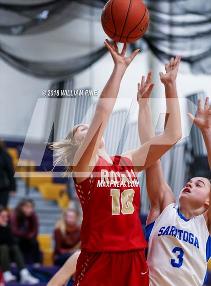 Thumbnail 1 in Saratoga Springs vs. Holy Redeemer (Amsterdam Holiday College Showcase) photogallery.
