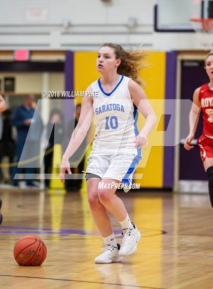 Thumbnail 2 in Saratoga Springs vs. Holy Redeemer (Amsterdam Holiday College Showcase) photogallery.