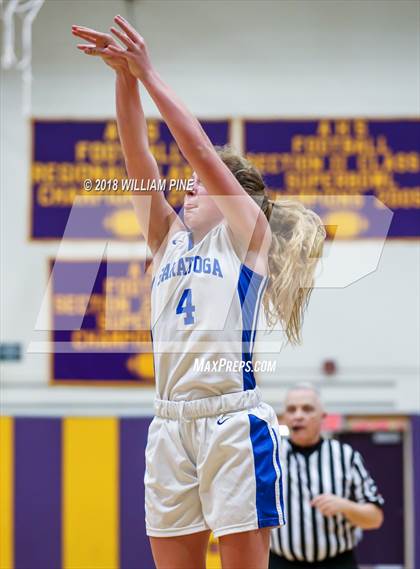 Thumbnail 2 in Saratoga Springs vs. Holy Redeemer (Amsterdam Holiday College Showcase) photogallery.