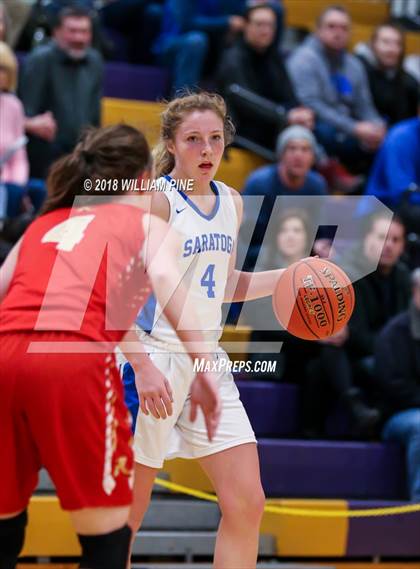 Thumbnail 3 in Saratoga Springs vs. Holy Redeemer (Amsterdam Holiday College Showcase) photogallery.