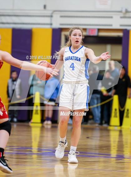 Thumbnail 1 in Saratoga Springs vs. Holy Redeemer (Amsterdam Holiday College Showcase) photogallery.