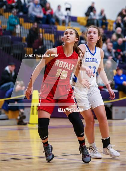 Thumbnail 3 in Saratoga Springs vs. Holy Redeemer (Amsterdam Holiday College Showcase) photogallery.
