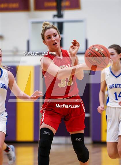 Thumbnail 3 in Saratoga Springs vs. Holy Redeemer (Amsterdam Holiday College Showcase) photogallery.