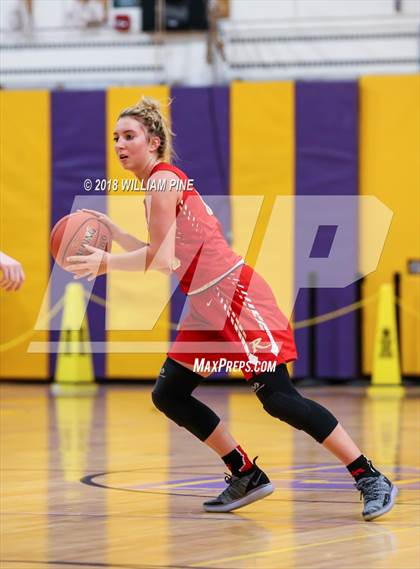 Thumbnail 2 in Saratoga Springs vs. Holy Redeemer (Amsterdam Holiday College Showcase) photogallery.