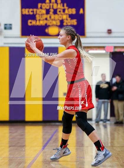 Thumbnail 1 in Saratoga Springs vs. Holy Redeemer (Amsterdam Holiday College Showcase) photogallery.