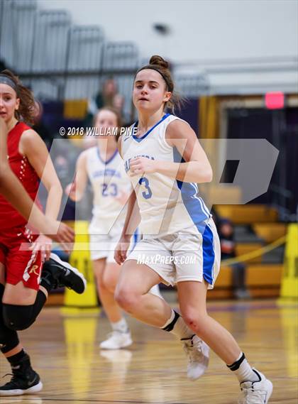 Thumbnail 1 in Saratoga Springs vs. Holy Redeemer (Amsterdam Holiday College Showcase) photogallery.