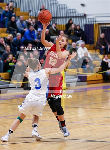 Thumbnail 1 in Saratoga Springs vs. Holy Redeemer (Amsterdam Holiday College Showcase) photogallery.