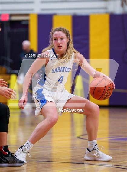 Thumbnail 3 in Saratoga Springs vs. Holy Redeemer (Amsterdam Holiday College Showcase) photogallery.