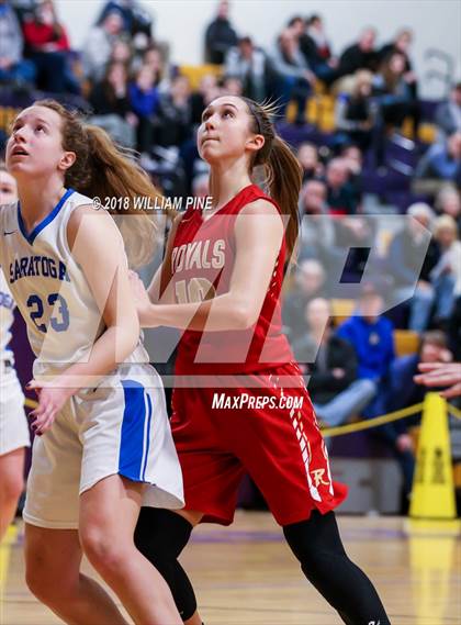 Thumbnail 2 in Saratoga Springs vs. Holy Redeemer (Amsterdam Holiday College Showcase) photogallery.