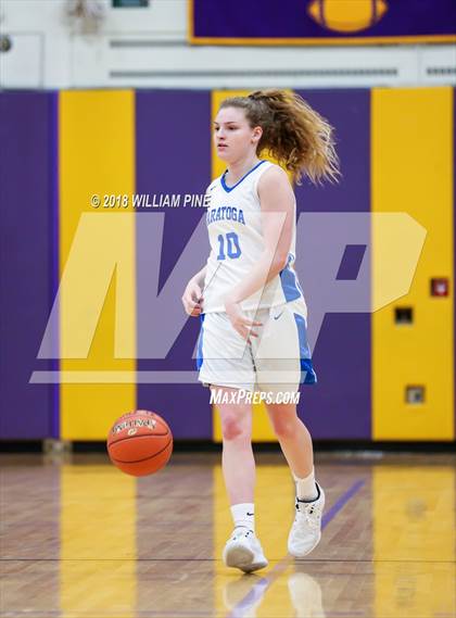 Thumbnail 1 in Saratoga Springs vs. Holy Redeemer (Amsterdam Holiday College Showcase) photogallery.