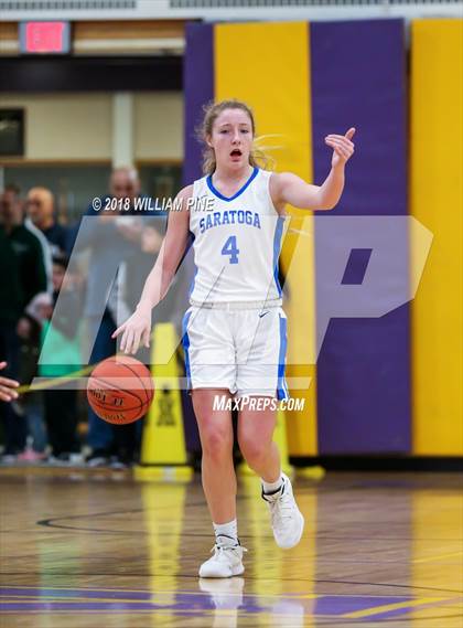 Thumbnail 3 in Saratoga Springs vs. Holy Redeemer (Amsterdam Holiday College Showcase) photogallery.