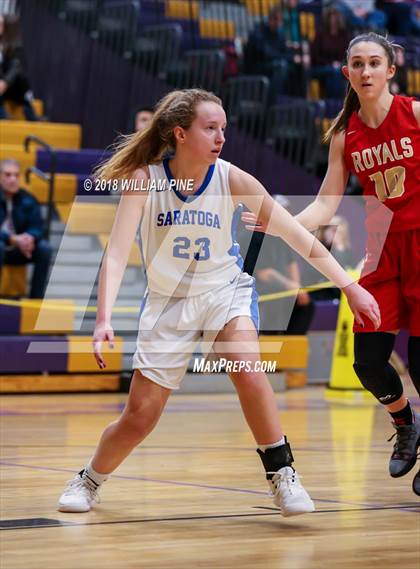 Thumbnail 2 in Saratoga Springs vs. Holy Redeemer (Amsterdam Holiday College Showcase) photogallery.