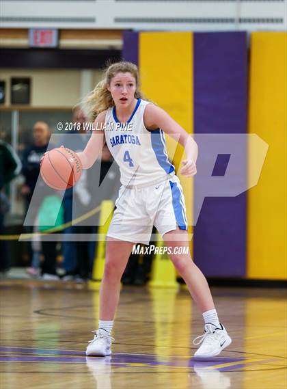 Thumbnail 1 in Saratoga Springs vs. Holy Redeemer (Amsterdam Holiday College Showcase) photogallery.