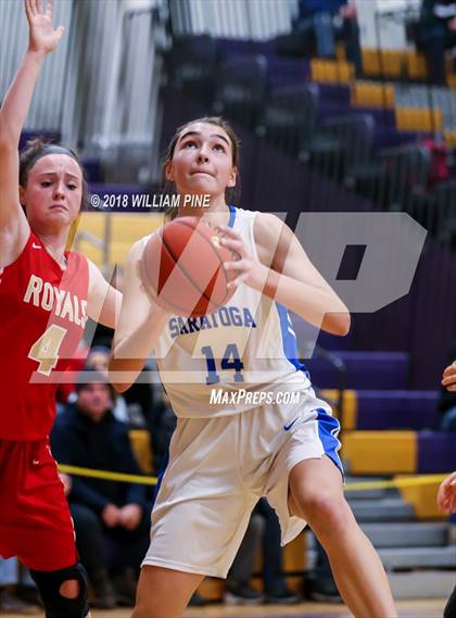 Thumbnail 3 in Saratoga Springs vs. Holy Redeemer (Amsterdam Holiday College Showcase) photogallery.
