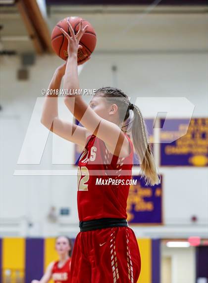 Thumbnail 1 in Saratoga Springs vs. Holy Redeemer (Amsterdam Holiday College Showcase) photogallery.