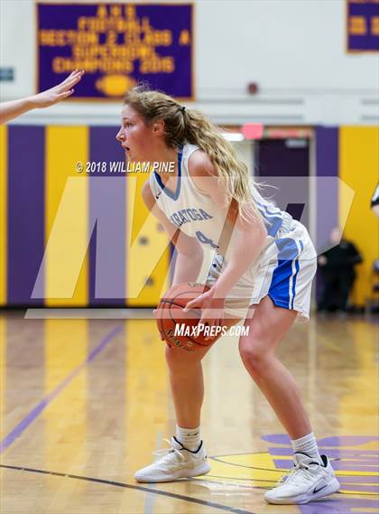 Thumbnail 2 in Saratoga Springs vs. Holy Redeemer (Amsterdam Holiday College Showcase) photogallery.