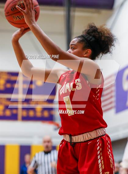 Thumbnail 2 in Saratoga Springs vs. Holy Redeemer (Amsterdam Holiday College Showcase) photogallery.