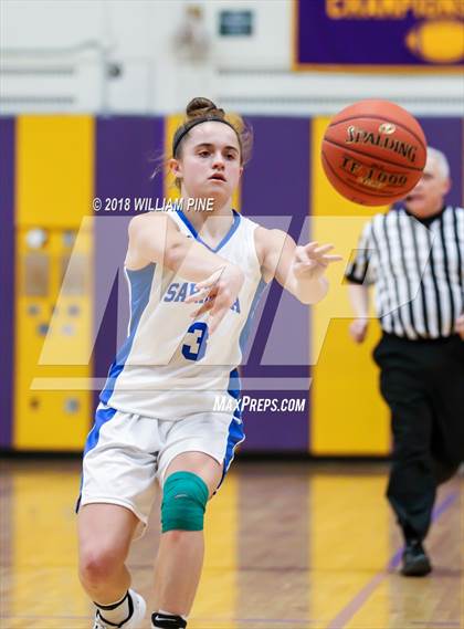 Thumbnail 2 in Saratoga Springs vs. Holy Redeemer (Amsterdam Holiday College Showcase) photogallery.