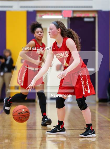 Thumbnail 3 in Saratoga Springs vs. Holy Redeemer (Amsterdam Holiday College Showcase) photogallery.