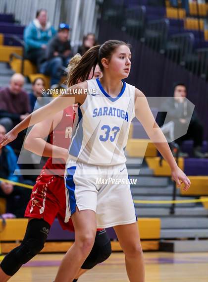 Thumbnail 3 in Saratoga Springs vs. Holy Redeemer (Amsterdam Holiday College Showcase) photogallery.