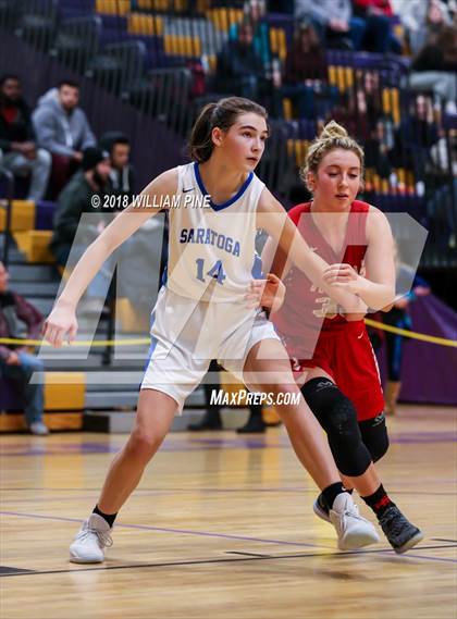 Thumbnail 2 in Saratoga Springs vs. Holy Redeemer (Amsterdam Holiday College Showcase) photogallery.