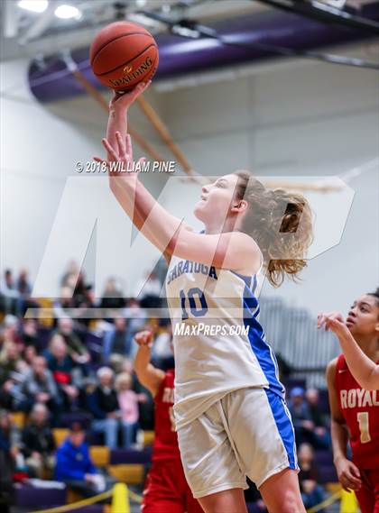 Thumbnail 2 in Saratoga Springs vs. Holy Redeemer (Amsterdam Holiday College Showcase) photogallery.