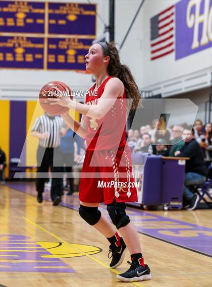 Thumbnail 1 in Saratoga Springs vs. Holy Redeemer (Amsterdam Holiday College Showcase) photogallery.