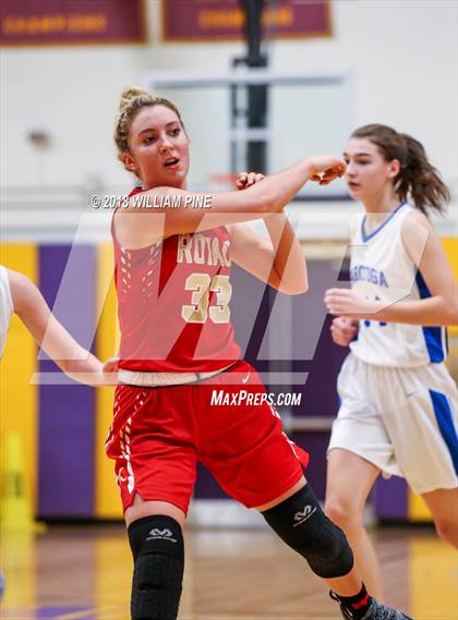 Thumbnail 1 in Saratoga Springs vs. Holy Redeemer (Amsterdam Holiday College Showcase) photogallery.