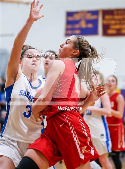 Thumbnail 2 in Saratoga Springs vs. Holy Redeemer (Amsterdam Holiday College Showcase) photogallery.