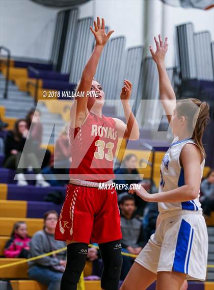 Thumbnail 2 in Saratoga Springs vs. Holy Redeemer (Amsterdam Holiday College Showcase) photogallery.