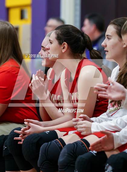 Thumbnail 3 in Saratoga Springs vs. Holy Redeemer (Amsterdam Holiday College Showcase) photogallery.