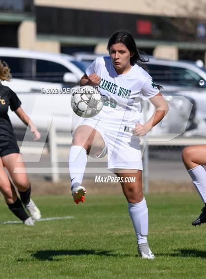 Thumbnail 2 in Incarnate Word vs East Central (NEISD Soccer Showcase) photogallery.