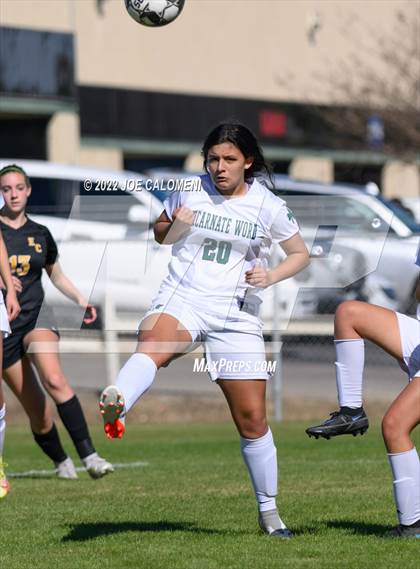 Thumbnail 1 in Incarnate Word vs East Central (NEISD Soccer Showcase) photogallery.