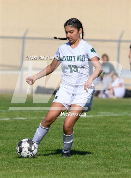 Thumbnail 1 in Incarnate Word vs East Central (NEISD Soccer Showcase) photogallery.
