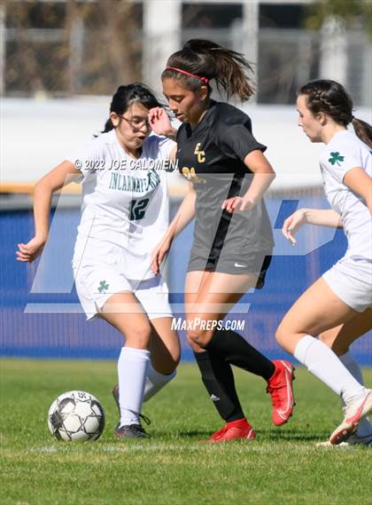 Thumbnail 2 in Incarnate Word vs East Central (NEISD Soccer Showcase) photogallery.