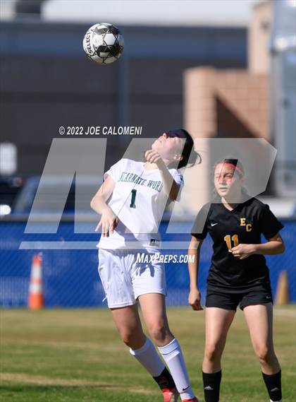 Thumbnail 3 in Incarnate Word vs East Central (NEISD Soccer Showcase) photogallery.