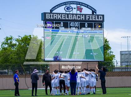 Thumbnail 1 in Boerne vs. San Elizario (UIL 4A Soccer Final) photogallery.