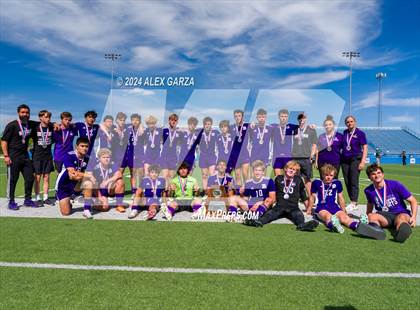 Thumbnail 1 in Boerne vs. San Elizario (UIL 4A Soccer Final) photogallery.