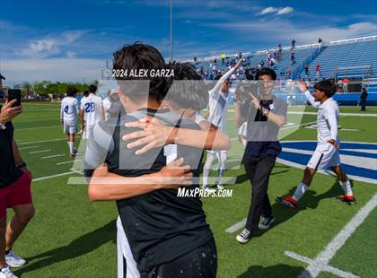 Thumbnail 2 in Boerne vs. San Elizario (UIL 4A Soccer Final) photogallery.