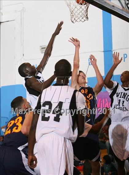 Thumbnail 2 in Wings Academy vs Forest Hills (Queens Jam Christmas Classic) photogallery.