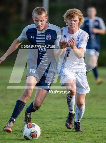 Thumbnail 2 in Fayetteville Academy vs Westchester Country Day (NCISAA 2A State Finals - Game Photos) photogallery.