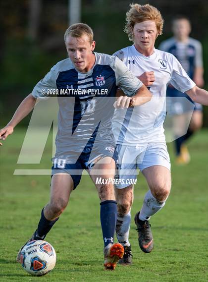 Thumbnail 1 in Fayetteville Academy vs Westchester Country Day (NCISAA 2A State Finals - Game Photos) photogallery.