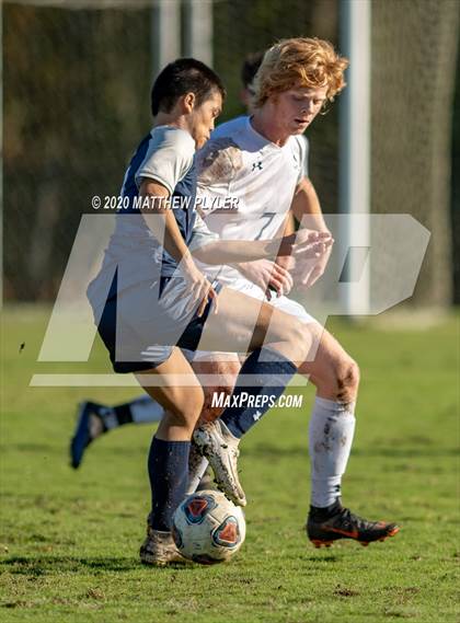 Thumbnail 2 in Fayetteville Academy vs Westchester Country Day (NCISAA 2A State Finals - Game Photos) photogallery.